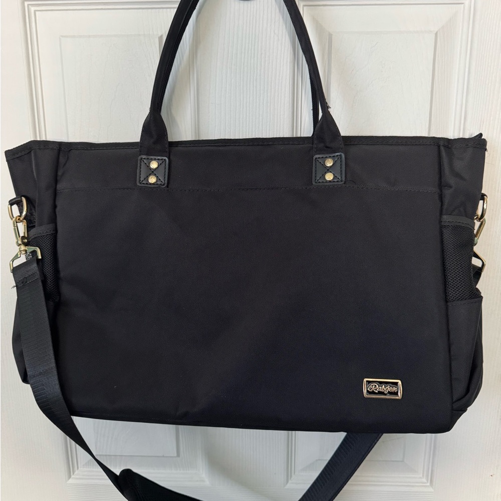 Rabjen 15.6” Black Nylon Laptop Bag – Used Once,